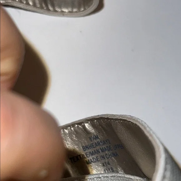 Bandolino Hearsay 2 Womens Slingback Wedge Heel Sandal Size 8.5M w/Beige Fabric - Picture 11 of 11